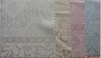 GZ-CLF 提花桌布 枱布 57%C 3%SP 40%T 58〃4569  CLARENDON 細節-1